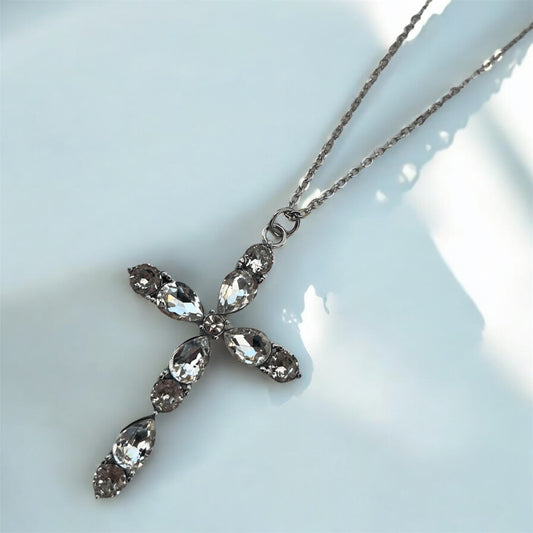 COLLANA CROCE LUNGA